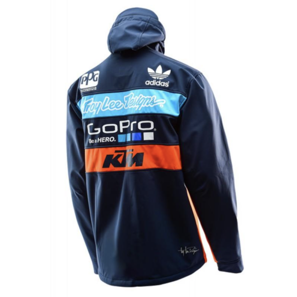 CHAQUETA KTM Equipa Troy Lee Designs / Go Pro Azul - Image 2